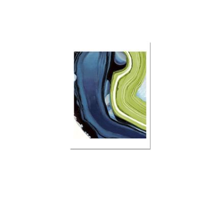 Blue Green Marble Canvas Art - Image 1