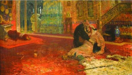 Ivan The Terrible and His Son Canvas Art - Image 1