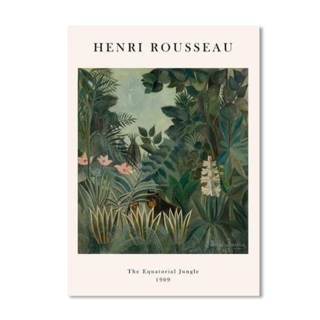 Classic Rousseau & Monet Gallery Wall Canvas Art - Image 10