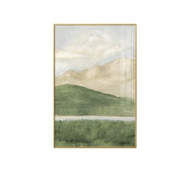 Cloudy Mountain Canvas Art - Image 8