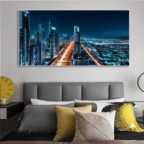Metropolitan Night Lights Canvas Art - Image 2