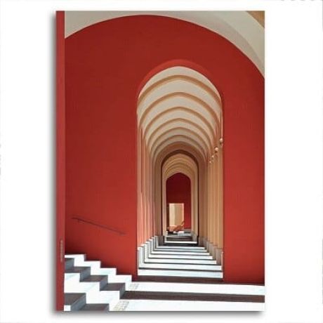 Minimalist Rome Architecture Gallery Wall Canvas Art - Image 7