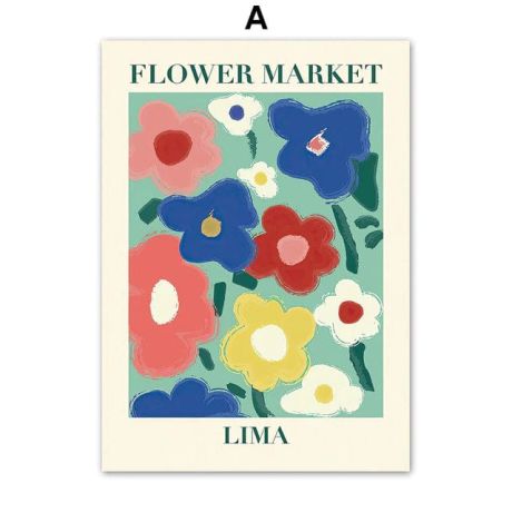 Matisse's Flower Market Canvas Art - Image 6
