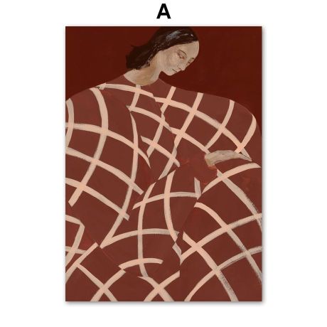 Decoupes Vintage Women Painting Gallery Wall Canvas Art - Image 7