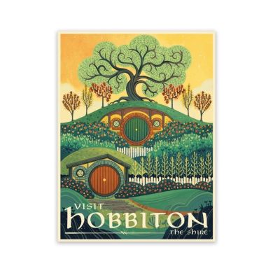Lord of The Ring Middle Earth Landscape Canvas Art - Image 13