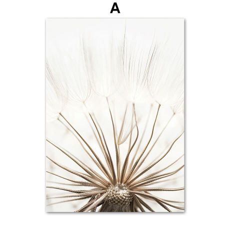 Dolomites Beach Reeds Dandelion Gallery Wall Canvas Art - Image 5