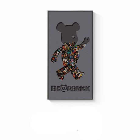 Lego Bear Bricks And Kaws Canvas Art - Image 4