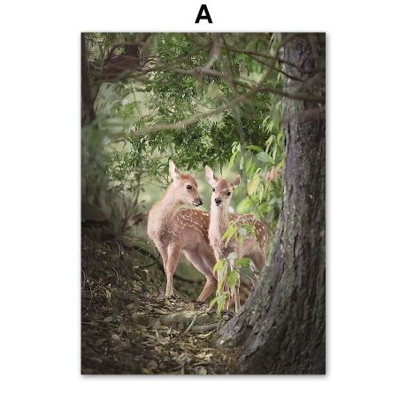 Deep Within The Jungle Gallery Wall Canvas Art - Image 5