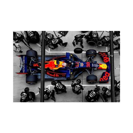 Formula 1 Racing Pit Stop Canvas Art - Image 7