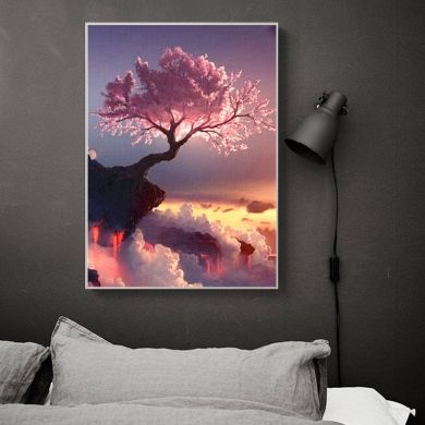 Sakura Tree Canvas Art - Image 2
