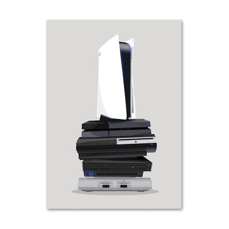 Video Game Consoles Canvas Art - Image 1