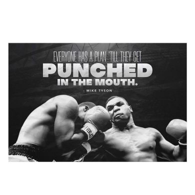 Everyone Has A Plan Quote Canvas Art - Image 1