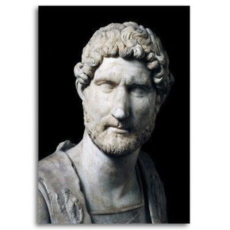 Ancient Marcus Aurelius Sculpture Canvas Art - Image 8