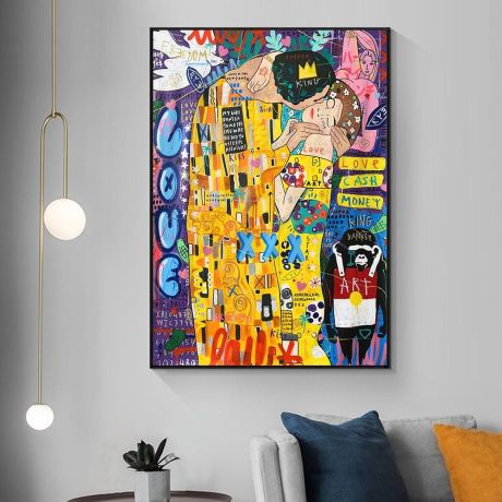 Banksy Graffiti Pop Canvas Art - Image 2