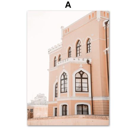 Morocco Sand Temple Arch Gallery Wall Canvas Art - Image 5