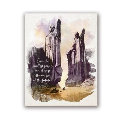 J.R.R. Tolkien Lord of The Rings Quote Canvas Art - Image 1