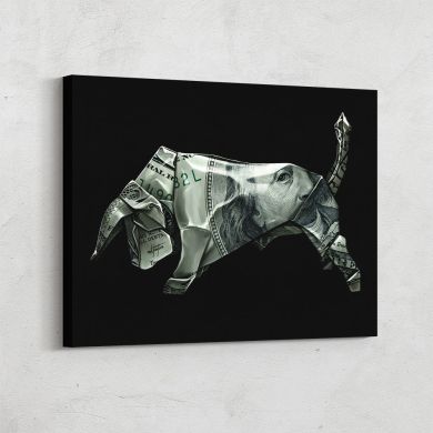 Bull And Bear Of Wall Street Canvas Art - Image 7