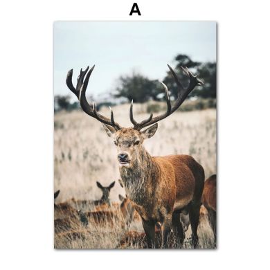 Autumn Lakeview Gallery Wall Canvas Art - Image 6