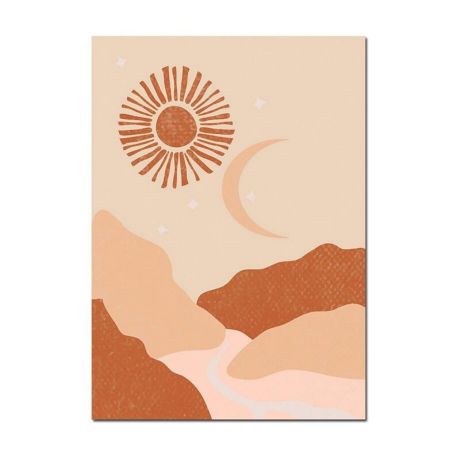 Boho Zen Landscape Gallery Wall Canvas Art - Image 7