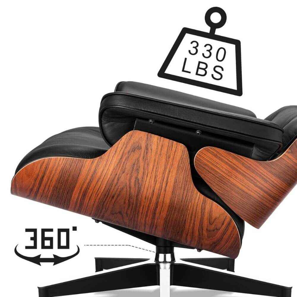 Eames Lounge Chair and Ottoman (Premium Tall Version)