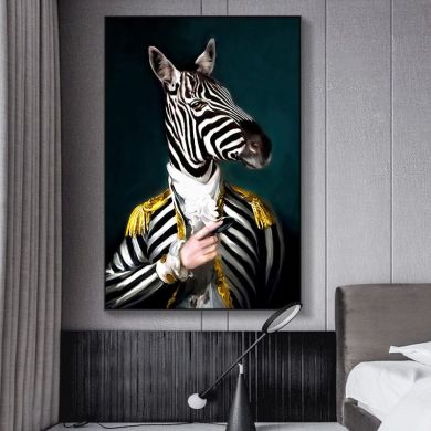 The Animalia Executives Canvas Art - Image 2