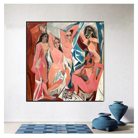 Famous Les Demoiselles Canvas Art - Image 5