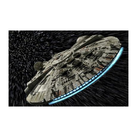 Falcon Spaceship Star Wars Canvas Art - Image 1