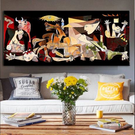Pablo Picasso Guernica Reproduction Canvas Art - Image 2
