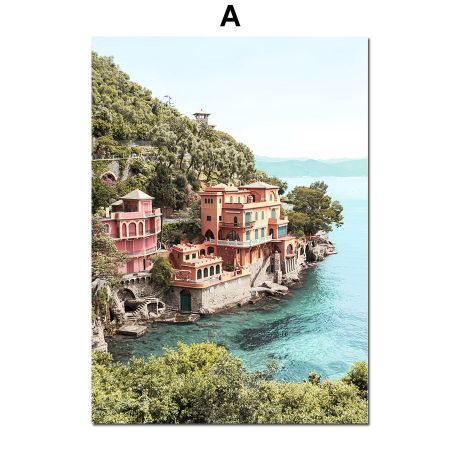 Venice Greece Landscape Gallery Wall Canvas Art - Image 5