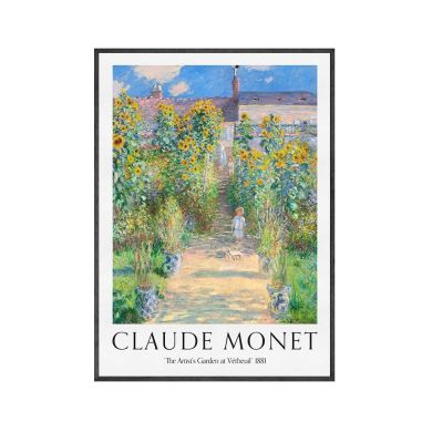 Claude Monet Exhibition Poster Canvas Art - Image 11