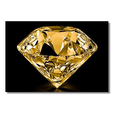 Gold Silver Diamond Canvas Art - Image 8