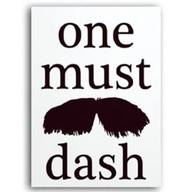 One Must Dash Canvas Art - Image 5