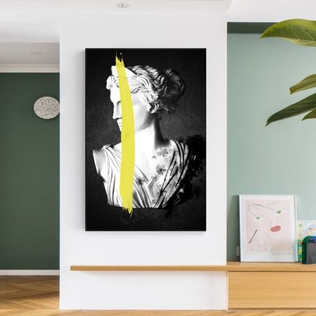Sculpture of Artemis Goddess Canvas Art - Image 4