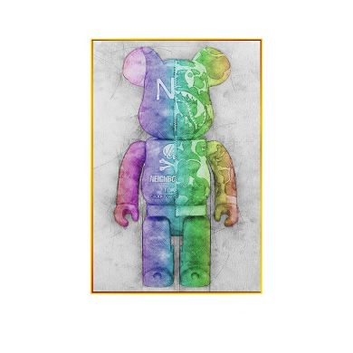 Street Bear Brick Canvas Art - Image 5
