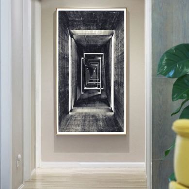 Abstract Corridor Canvas Art - Image 4