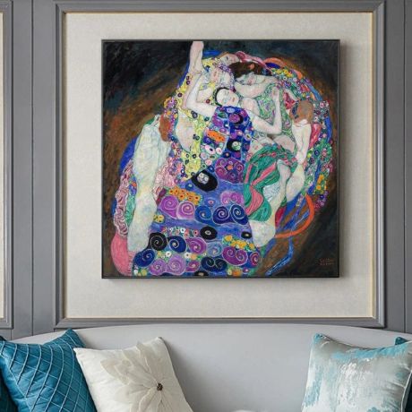 Gustav Klimt The Virgin Canvas Art - Image 2