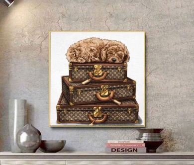 Noble Vintage Luggage Canvas Art - Image 2