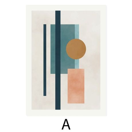 Nude Palette Watercolor Canvas Art - Image 5