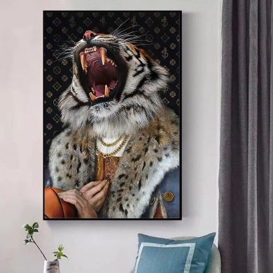 Hype Panthera Tigris Beast Canvas Art - Image 6
