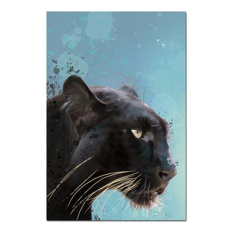 The Black Panther Canvas Art - Image 1