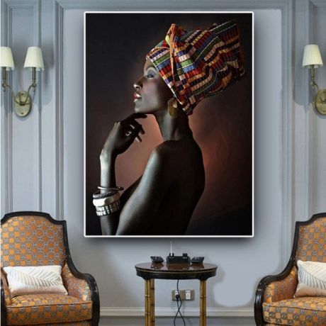 African Queen Canvas Art - Image 2