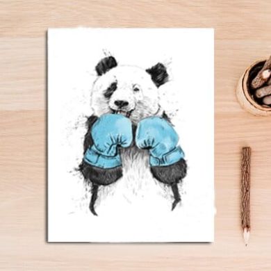Boxing Panda Canvas Art - Image 7