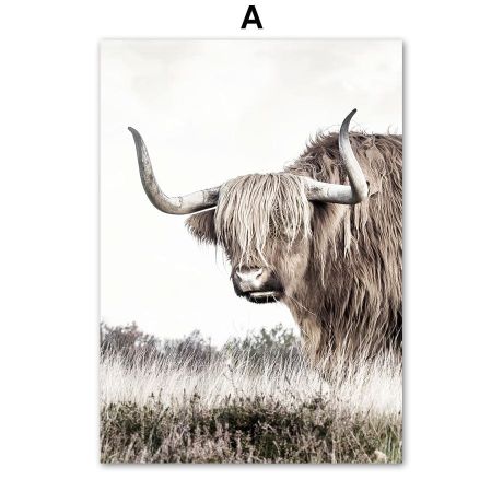 Misty Farmland Gallery Wall Canvas Art - Image 5