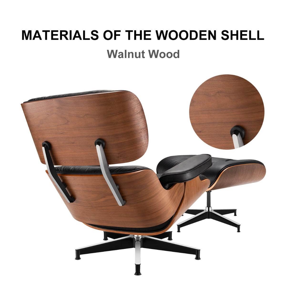 Eames Lounge Chair and Ottoman (Premium Tall Version)