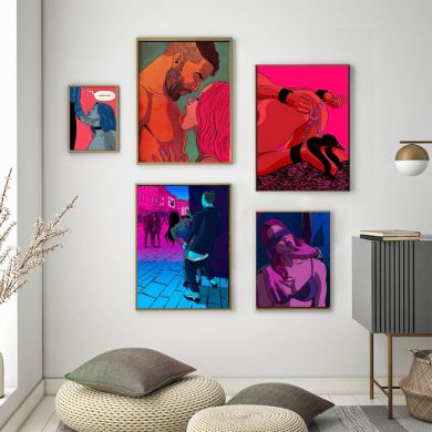 Nude Bondage Erotica Canvas Art - Image 2