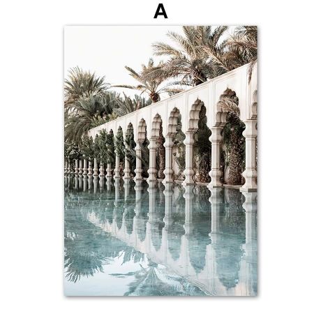 Bali Luxurious Resort Gallery Wall Canvas Art - Image 6