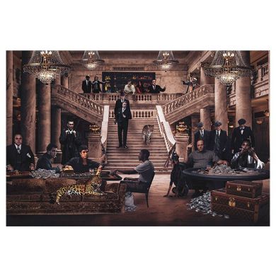 Collection Of Classic Gangster Canvas Art - Image 1