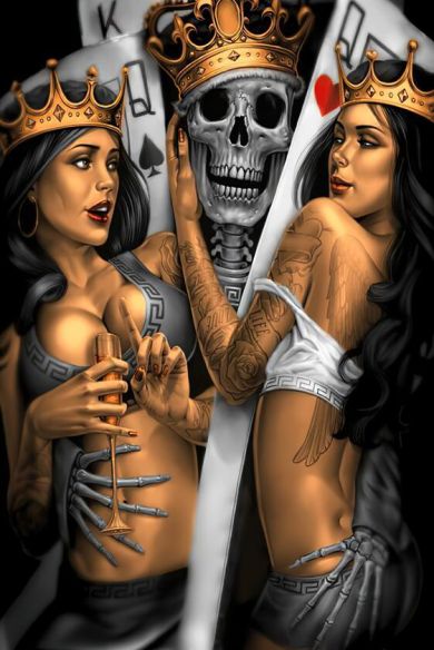 Sexy Poker Babes Canvas Art - Image 7