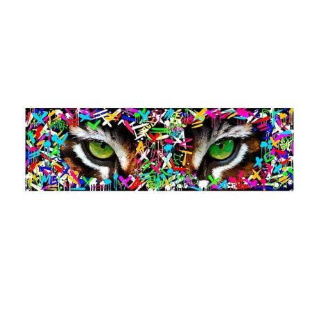 Tiger's Eyes Graffiti Canvas Art - Image 12