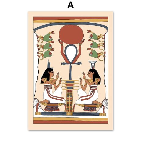 Ancient Egyptian Gallery Wall Canvas Art - Image 5